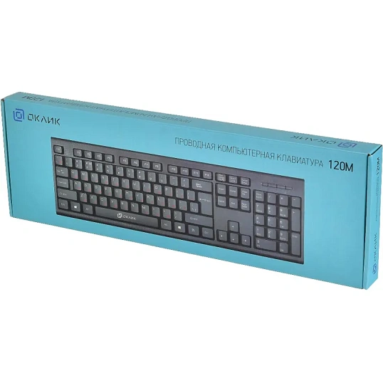 Клавиатура Oklick 120M USB черная