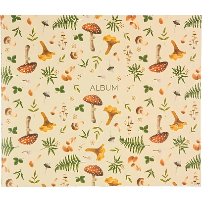 Альбом для рисован.КомусКласс Ночной лес 40л 200х240мм обл.карт мат.лам.беж