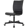 Кресло VB_EChair 303 PU черный эко.кожа крестов. металл черный