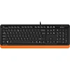 Набор клавиатура+мышь A4Tech Fstyler F1010 кл:черн/оранж м:черн/оранж USB