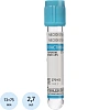 Вакуумные пробирки ПЛАСТИВАК с цитр нат 3,8% Гол кр 2,7мл 13х75мм 100 шт/уп