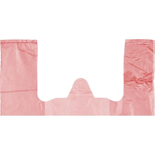 Пакет-майка ПНД 30+18х55 15мкм 100шт./уп. цветной