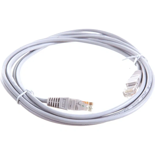 Патч-корд TWT TWT-45-45-3.0-GY UTP кат.53.0 м, серый