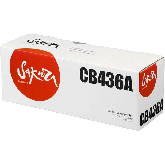 Картридж лазерный SAKURA 36A CB436A чер. для НР M1120MFP/P1505
