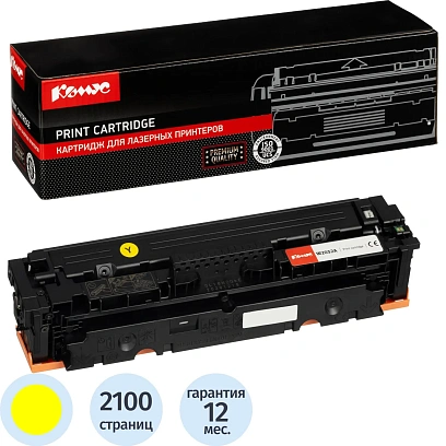 Картридж лазерный Комус 415A W2032A жел. для HP LJ M454/M479