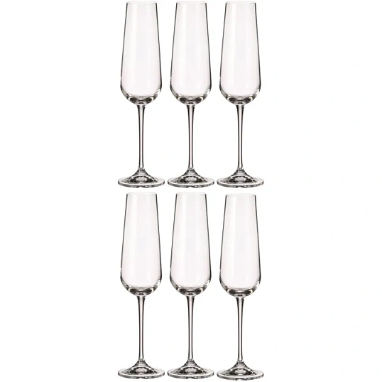 Бокал для шам. ARDEA, 220 мл  (набор 6шт)арт. 91L/1SF57/0/00000/220-664