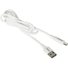 Кабель 2,4A, 1м, USB - Type-C, TPE, силикон, белый BT-JCBL-006/U28