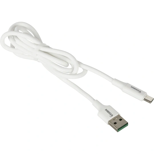 Кабель 2,4A, 1м, USB - Type-C, TPE, силикон, белый BT-JCBL-006/U28