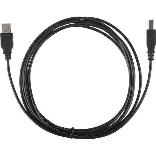 Кабель USB 2.0 AM/BM, 3м, чер (OAVDC002)
