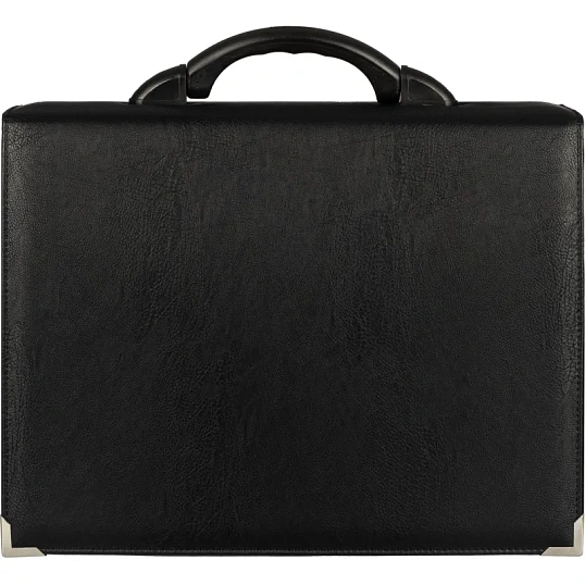 Портфель ГРИФ К мод. 1027/2 черный экокожа