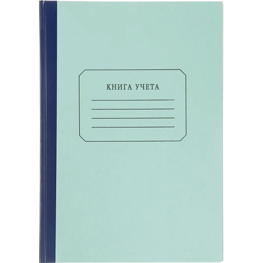 Книга учета Attache 96л. в клетку офсет о бл.плотн. картон