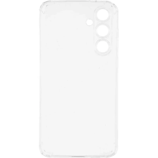 Чехол накладка PERO силикон для Samsung S24 FE прозрачный усиленный