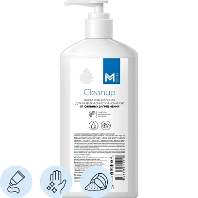 Паста очищающая М SOLO Cleanup для рук с натур абр 1000мл