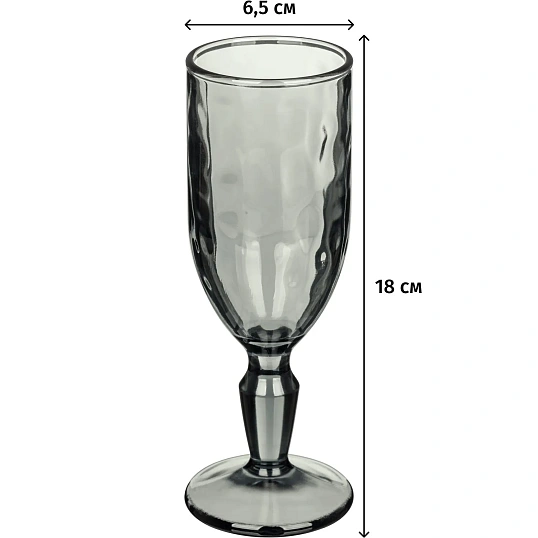 Бокал для шампанского Crystal 170мл 6шт
