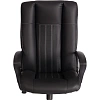 Кресло UT_Easy Chair Boston хром, (черн. подлок), кож/зам, черный, 36-6