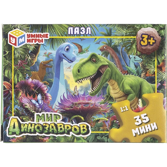 Пазл микс №13, классические в коробке. 35 эл-тов. Умные игры 32шт/уп