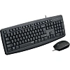 Набор клавиатура+мышь RAPOO проводной NX1600 - черный