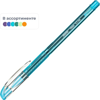 Ручка шариковая неавтомат. Attache Flicker син,масл,манж,асс