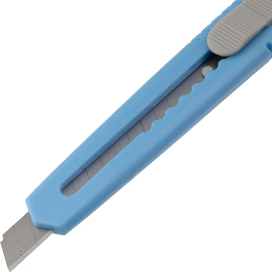 Нож универсальный Attache 9 мм пластиковый син