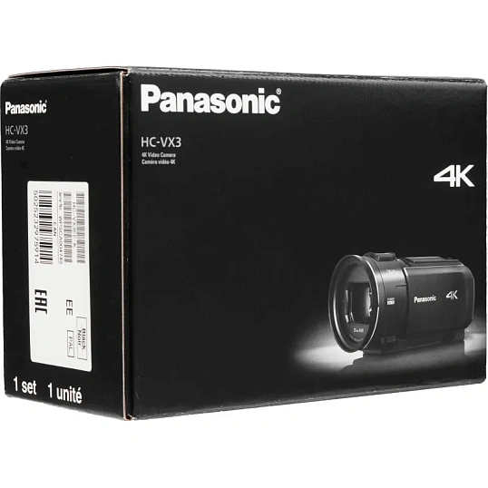 Видеокамера Panasonic HC-VX3EE-K
