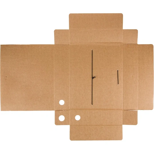 Короб архивный Комус гофрокартон, 75мм, сиреневый корешок