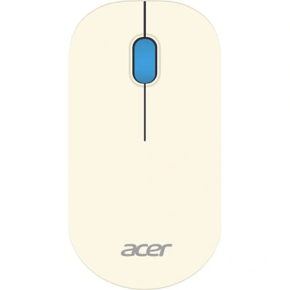 Мышь компьютерная ACER OMR205/1200dpi/беспроводная/USB/белый/голубой