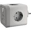 Тройник AGNI 4/220 + 2 USB + 1 Type C,белый(TP-WJ3U4E-C-white)