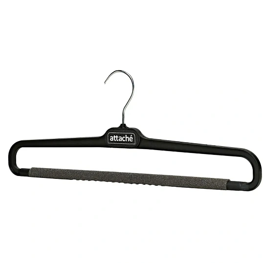 Вешалка-плечики VP_ для брюк Attache С020 с поролоном пласт,чер. р. универс