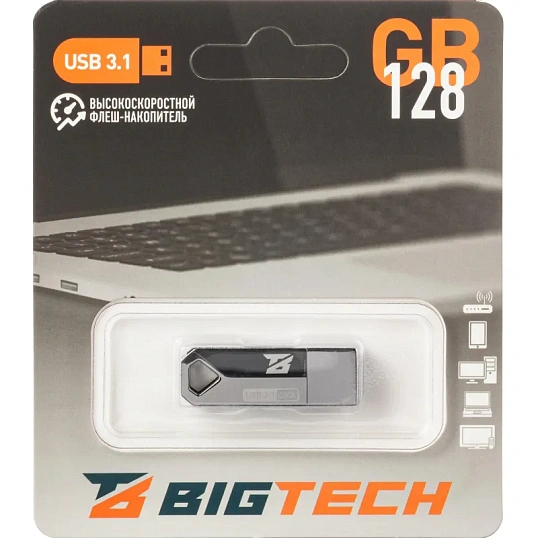 Флеш-память BigTech UFD037 USB3.1, 128 ГБ