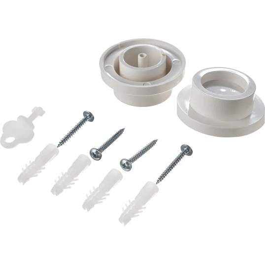 Диспенсер для полотенец рулонах Luscan Professional механич. белый/серый