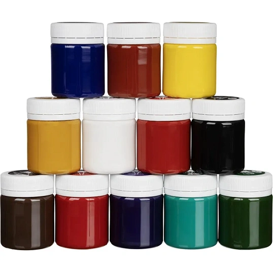 Гуашь 12цв., художественная 40мл ГАММА Россия