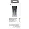 Зарядное устройство автомобильное PERO AC05 USB-A QC3.0/USB-C PD/38W/черное