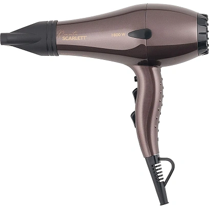Фен Scarlett Romantic SC-HD70I84 (1800 Вт, Шоколад)