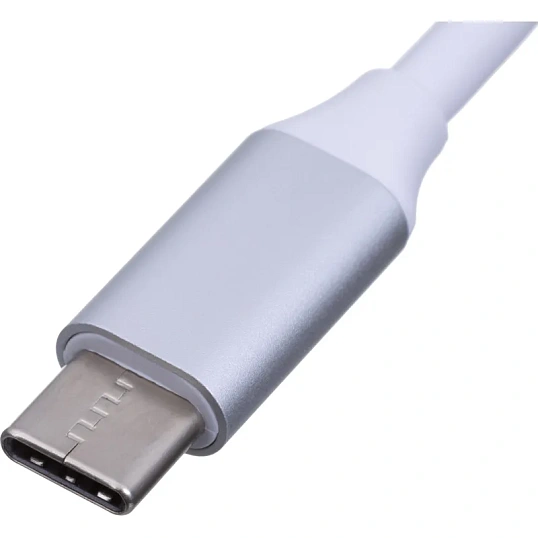 Разветвитель USB  HS001 USB3.0x1/USB 2.0x3/серебристый