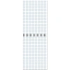 Блокнот А5 60л Attache Nature White flowers клет,65г,100%,греб,карт,ВД-лак
