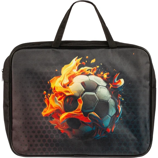 Папка школьника А4 с ручками + твердое дно,ШИРОКАЯ ПШ-11,ОГНЕННЫЕ ИГРЫ