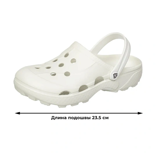 Сабо женские EVART Ола белый/белый р.36