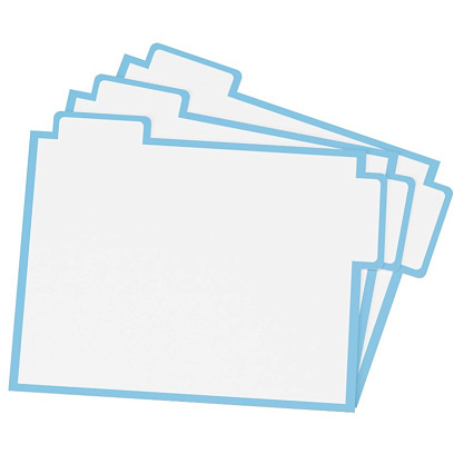 Картотека разделитель карт , для трудовых книжек (10 шт/уп)