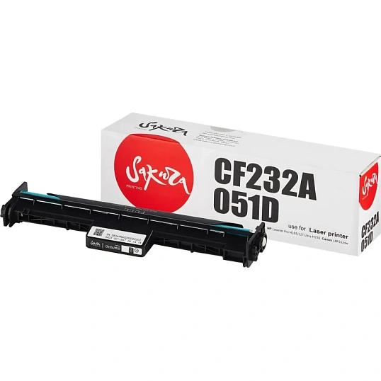 Драм-картридж универсальный Sakura CF232A/051D чер.для HP/Canon