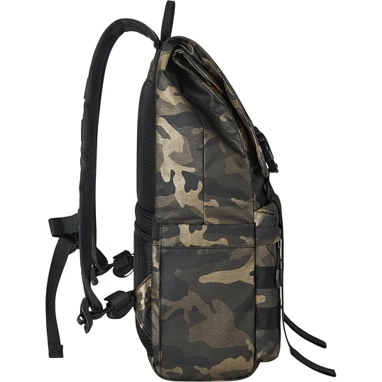 Рюкзак для ноутбука RIVACASE 7621 brown camo Sherwood-ECO Rolltop 15л 15.6