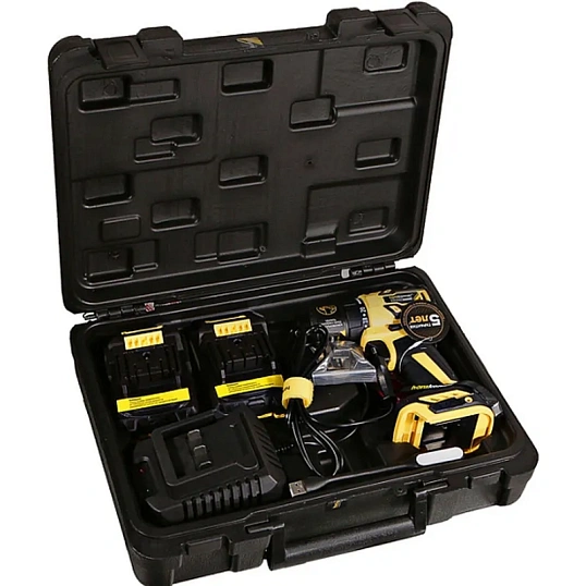 Дрель-шуруповерт акк б/щ Hanskonner,18В,1BatterySystem,60Нм,HCD2065C