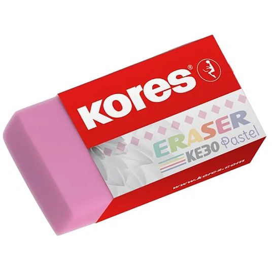 Ластик Kores 40x21x10мм в ассортименте KE-30, 40305