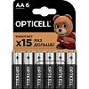 Батарейка OPTICELL Basic AA 6шт/уп