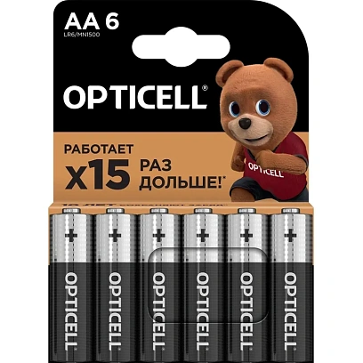 Батарейка OPTICELL Basic AA 6шт/уп