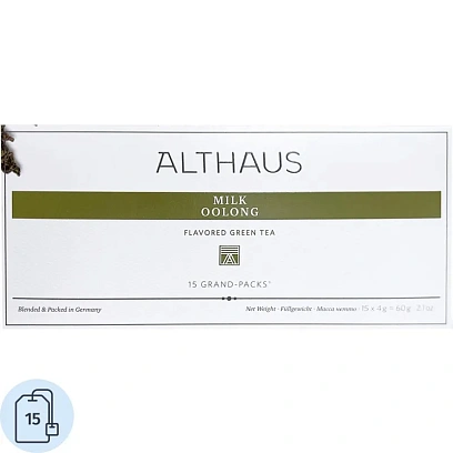 Чай Althaus Milk Oolong Grand Pack Молочный Улун, 15пак/уп (TALTHB-GP0058)