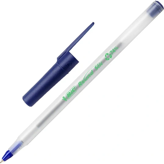 Ручка шариковая неавтомат. BIC Round Stic ECO тл 0,32мм синяя 8932403