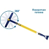 Щетка для снега телескопич. с поворотной головкой Goodyear WB-07 91-130см