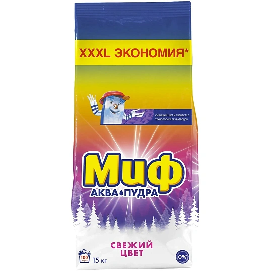 Порошок стиральный МИФ  Автомат Свежий цвет 15кг