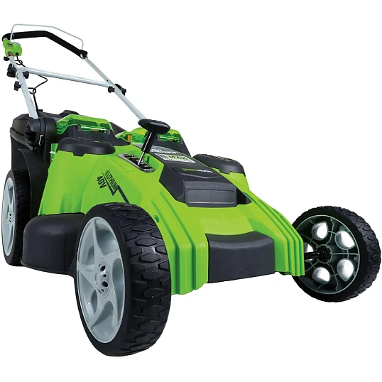 Газонокосилка аккумуляторная Greenworks TwinForce, 40V, 49 см 2500207VB