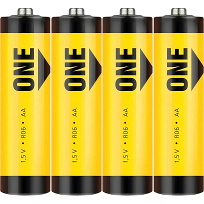 Батарейка Smartbuy AA солевая ONE R6/4S (60/600) (SOBZ-2A04S-Eco) 4шт/уп